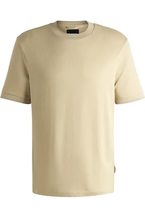 HUGO BOSS Playera con motivo de rayas y etiqueta del logo