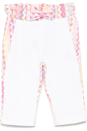 Missoni Pantalones con motivo en zigzag