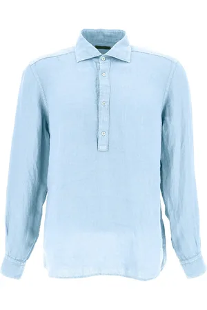 FAY Camisa con cuello de polo