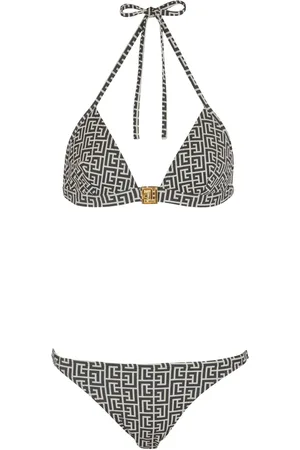 Balmain Bikini con motivo en jacquard