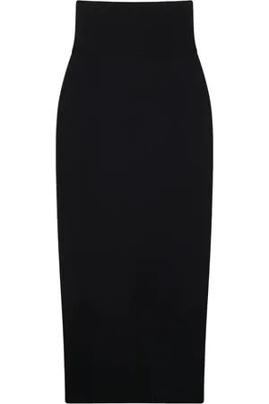 Stella McCartney Falda midi con diseño tejido