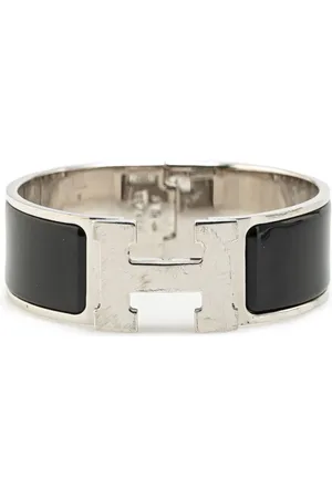 Hermès Pulsera 20th Century Wide Enamel Clic Clac H Bracelet GM