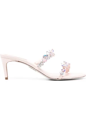RENE CAOVILLA Sandalias con detalles de cristal