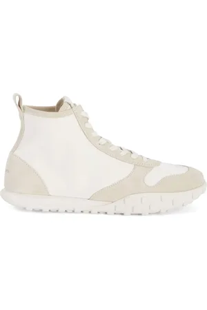 Jil Sander Tenis con paneles de gamuza