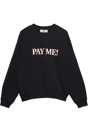 Msgm Sudadera con eslogan estampado
