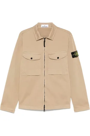 Stone Island Sobrecamisa con distintivo Compass