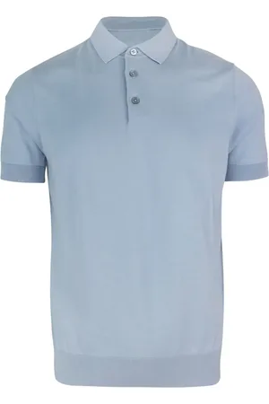 Paolo Pecora Playera tipo polo de tejido fino
