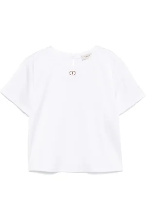 Twin-Set Playera con placa del logo