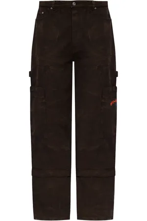 OFF-WHITE Pants cargo con logo bordado