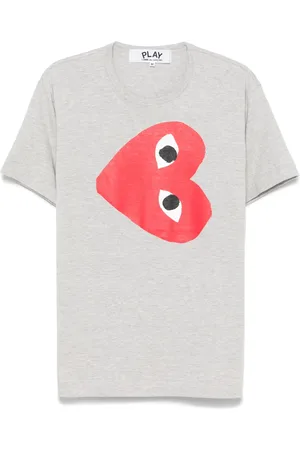 Comme des Garçons Playera con corazón estampado