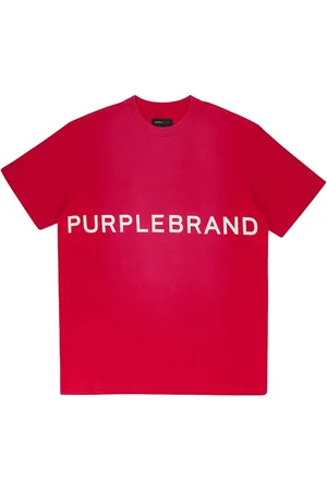 Purple Brand Playera "Red" con logo estampado