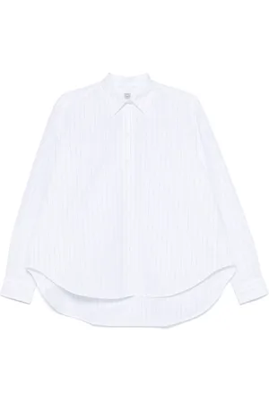 Totême Camisa con rayas estampadas