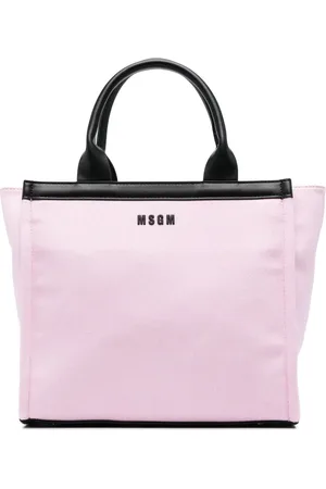 Msgm Tote con aplique del logo