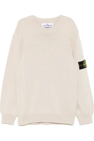 Stone Island Suéter con distintivo Compass