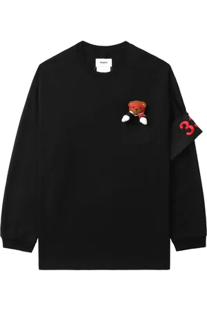 DOUBLET Playera con motivo de oso