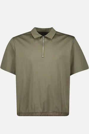 SACAI Playera tipo polo de tejido jersey