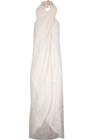 JOHANNA ORTIZ Vestido largo con cuello halter