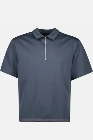 SACAI Playera tipo polo de tejido jersey