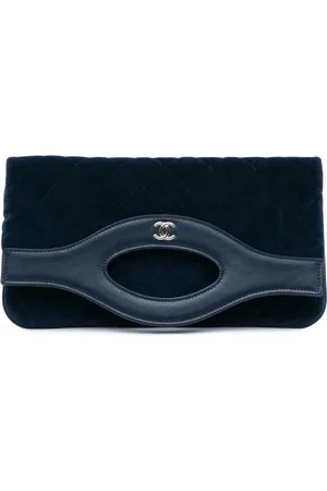CHANEL Bolsa de mano Quilted Velvet 31 2019