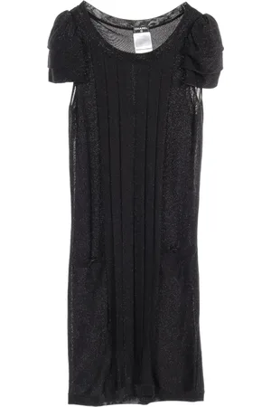 CHANEL Vestido tejido de lurex 1986-1988