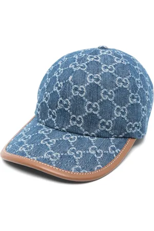 Gucci Gorra de mezclilla con motivo GG