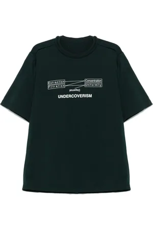 UNDERCOVER Playera con logo estampado