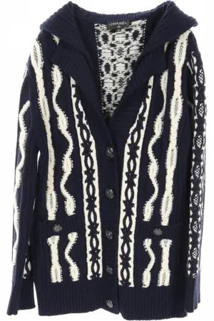 CHANEL Cárdigan en tejido de ochos 1986-1988