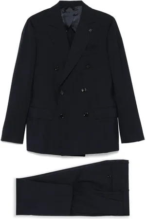 LARDINI Traje con detalle de broche