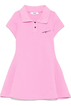 Msgm Vestido corto con cuello polo