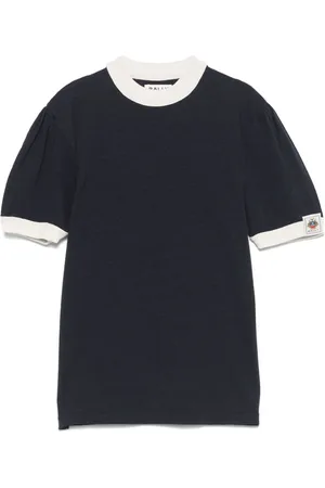 Bally Playera con ribete en contraste