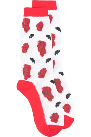 Marni Calcetines con rosas en jacquard