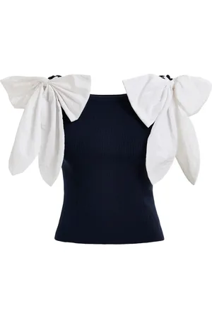 Essentiel Antwerp Top tejido con hombros descubiertos