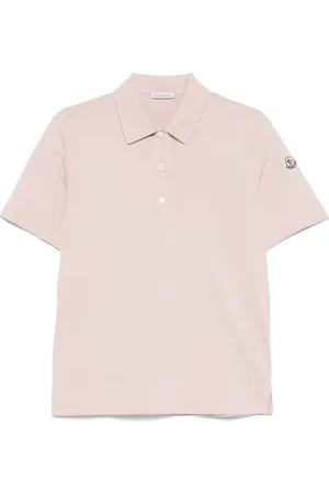 Moncler Playera tipo polo con parche del logo