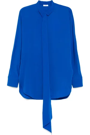 Salvatore Ferragamo Camisa con detalle de agujetas