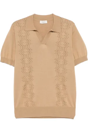 Piacenza Cashmere Playera de tejido calado