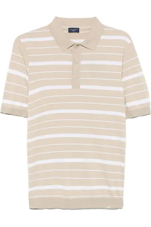 Paul & Shark Playera tipo polo con rayas estampadas