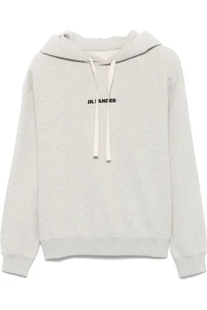 Jil Sander Hoodie con logo estampado