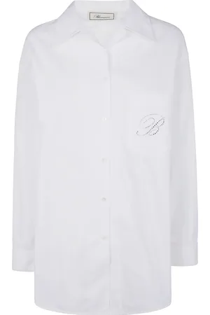 BLUMARINE Logo-embellished shirt