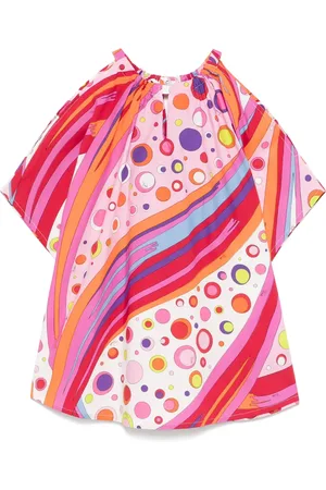 PUCCI Junior Vestido estampado