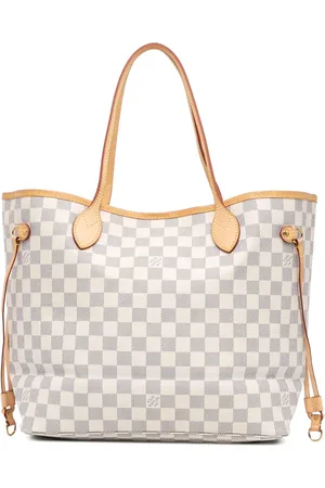 LOUIS VUITTON 2014 Damier Azur Neverfull MM tote bag