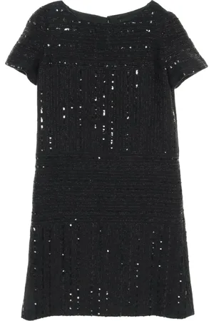 CHANEL Vestido de tweed 1986-1988