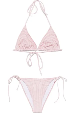 Jean Paul Gaultier Bikini con estampado de espiral
