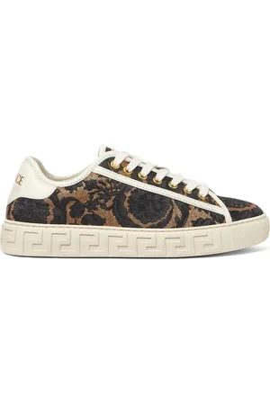 VERSACE Tenis Greca con motivo Barocco en jacquard
