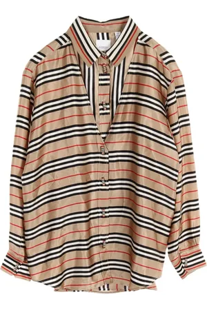 Burberry Blusa de seda a capas 2000