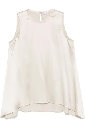 Brunello Cucinelli Camiseta de satén