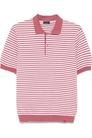 Paul & Shark Playera tipo polo con rayas estampadas