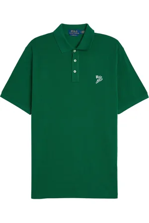 Ralph Lauren Playera tipo polo con logo bordado
