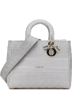 Dior 2020 Large Canvas Cannage Lady D Lite satchel