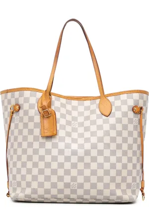 LOUIS VUITTON 1990-2024 Damier Azur Neverfull MM tote bag