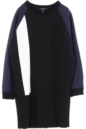 LOUIS VUITTON Vestido con monograma en jacquard 2000
